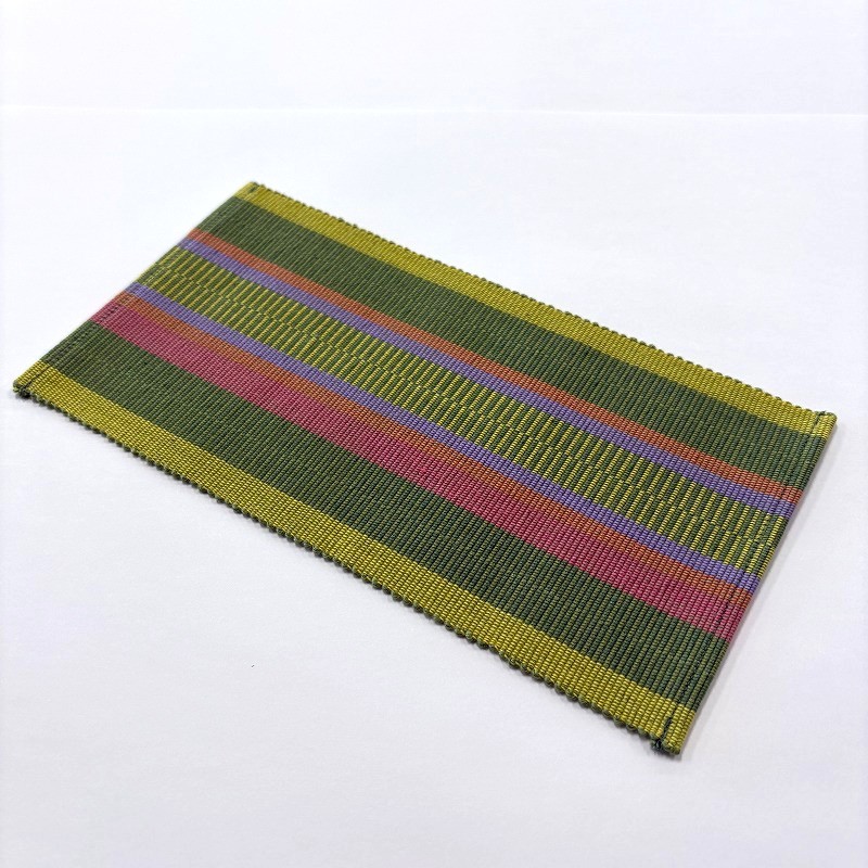 手織り花瓶敷きミニ（31）