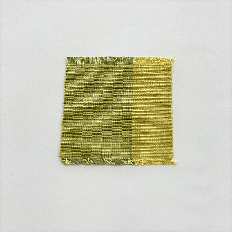 手織りコースター（02）